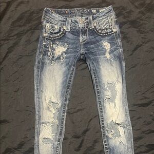 Miss Me Women's Distressed Skinny Jeans